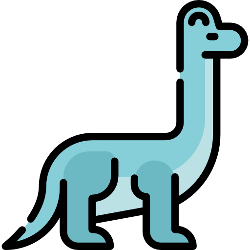 brachiosaurus Special Lineal color icon