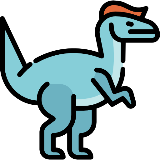 dilophosaurus Special Lineal color icon