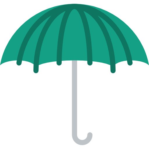paraguas Basic Miscellany Flat icono