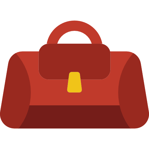 Hand bag Basic Miscellany Flat icon