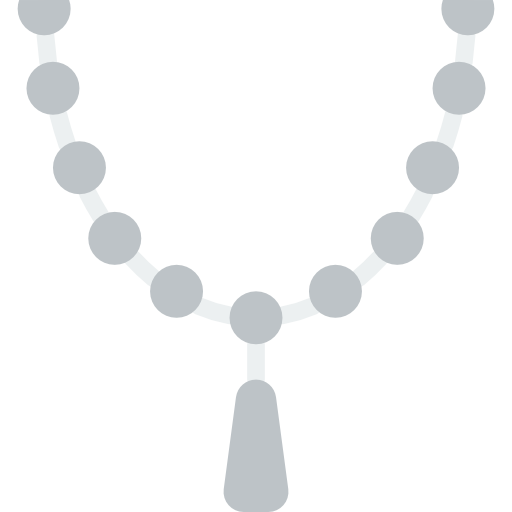Necklace Basic Miscellany Flat icon