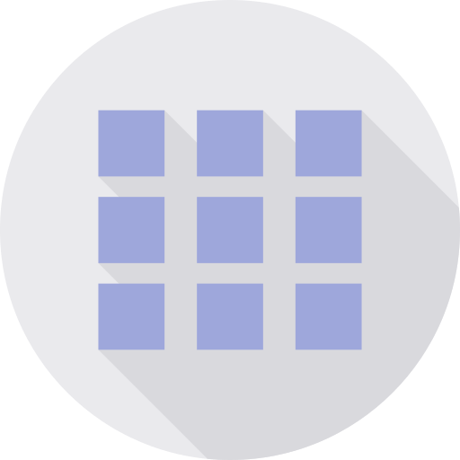 Grid Icon monk Flat icon