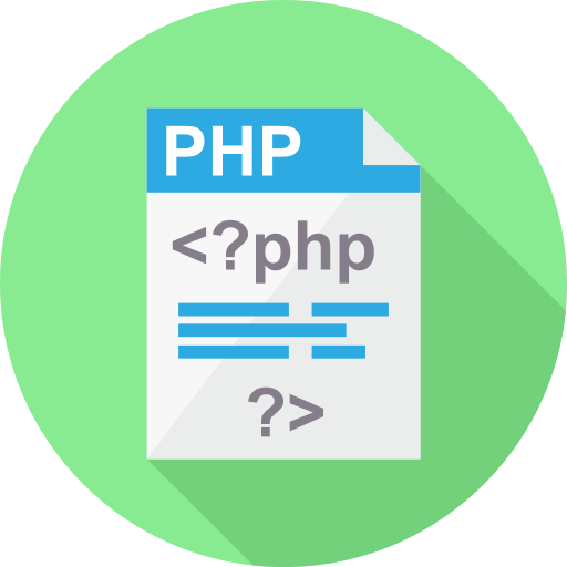 php Icon monk Flat icoon