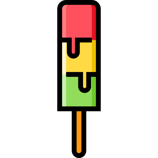paleta de hielo Detailed Straight Lineal color icono