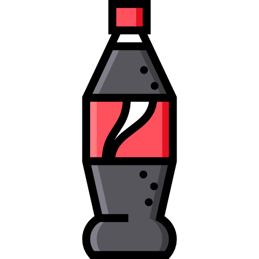 Soda Detailed Straight Lineal color icon