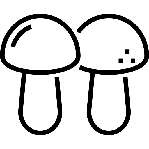 Mushroom Detailed Straight Lineal icon