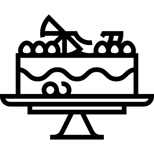 ciasto Detailed Straight Lineal ikona