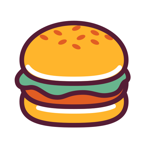 ハンバーガー Generic Color Omission icon
