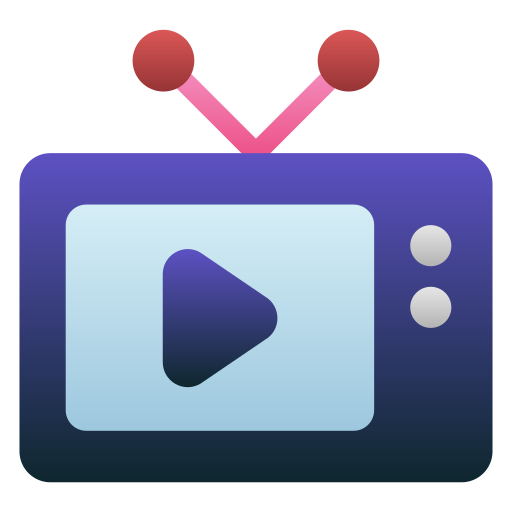 tv Generic Flat Gradient icon