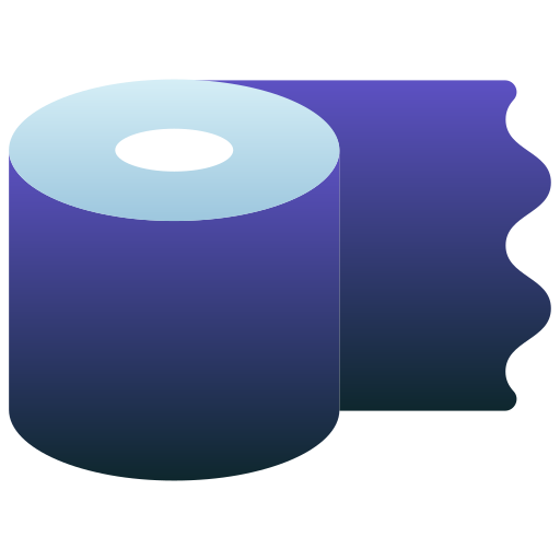 tissue rol Generic Flat Gradient icoon