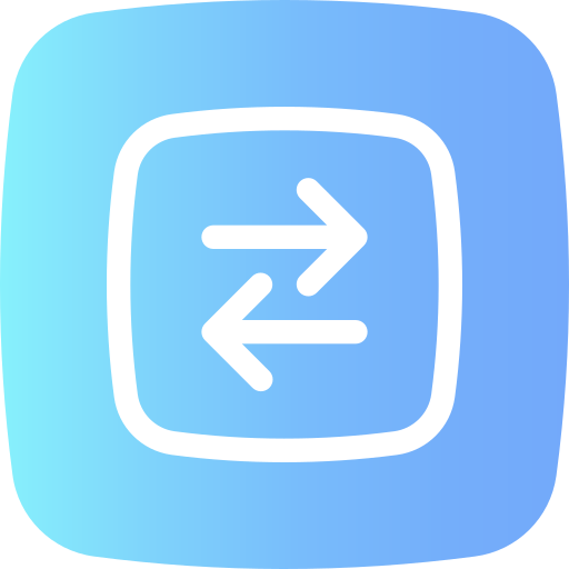 zwei pfeile Generic Flat Gradient icon