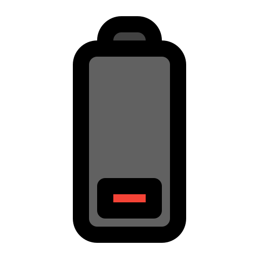 Low battery Generic Outline Color icon