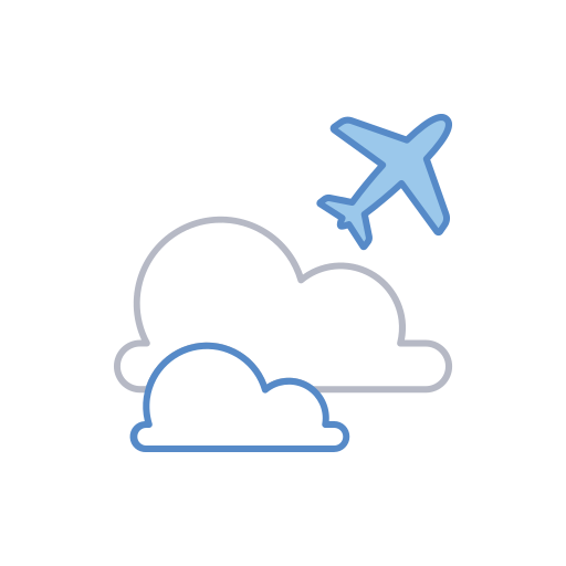 Flying Generic Blue icon