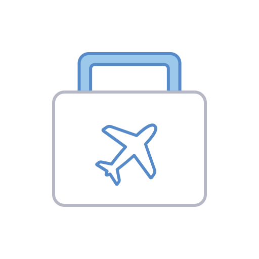 bagages de voyage Generic Blue Icône