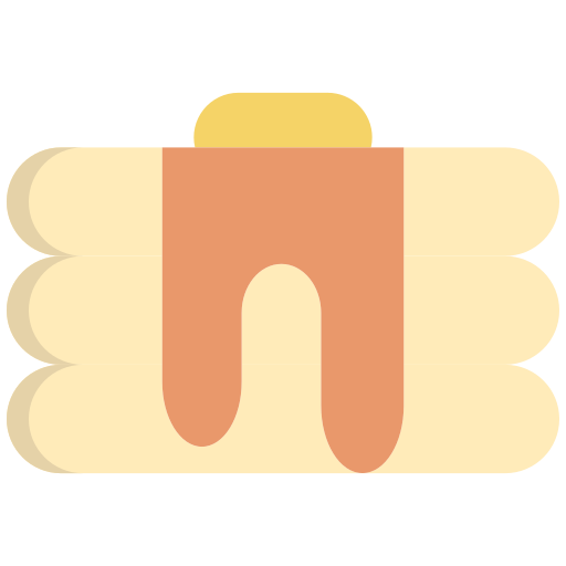 pannenkoek Generic Flat icoon