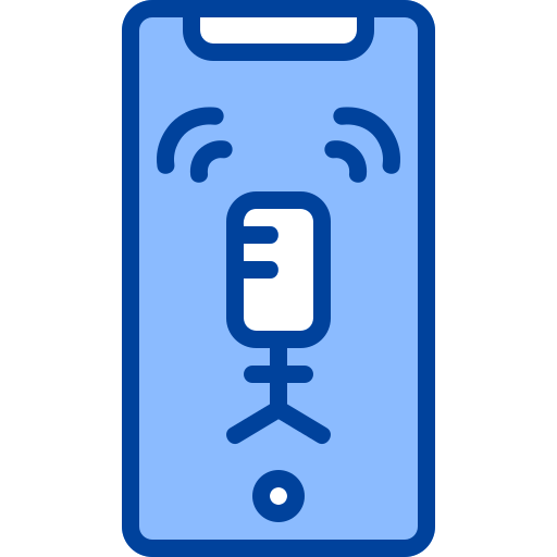 Microphone Generic Blue icon