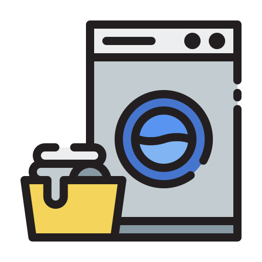 Laundry Generic Outline Color icon