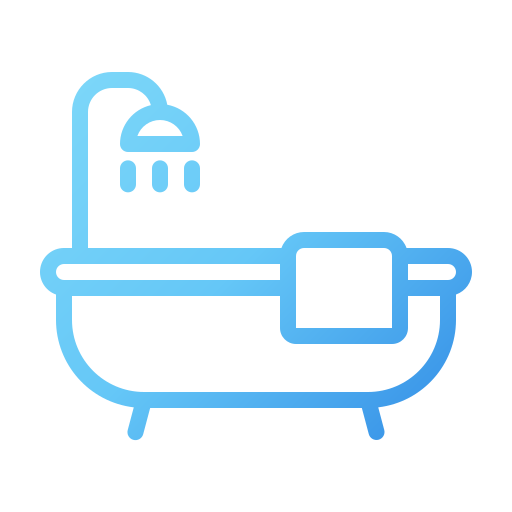 Bath tub Generic Gradient icon
