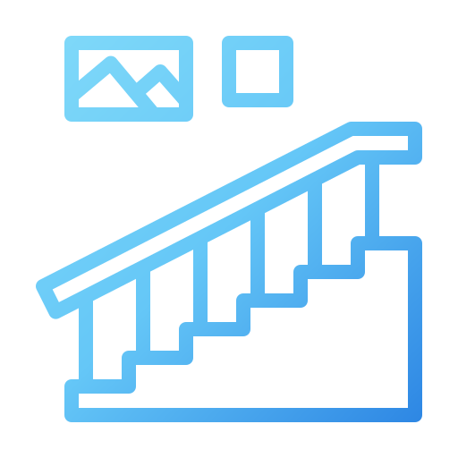 escaliers Generic Gradient Icône
