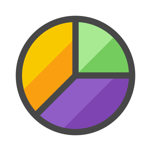 cirkeldiagram Generic Outline Color icoon