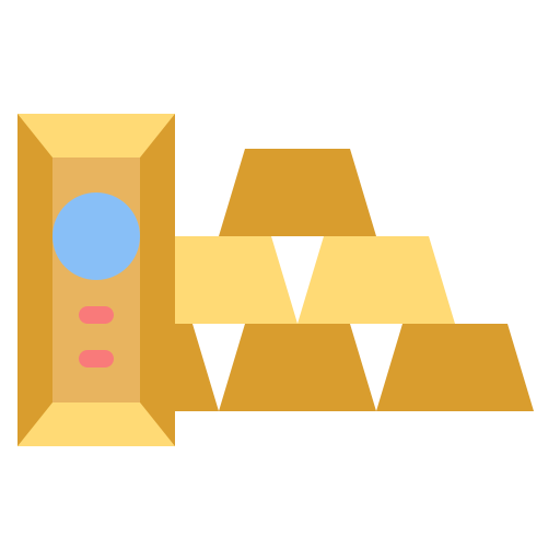 Gold ingot Generic Flat icon