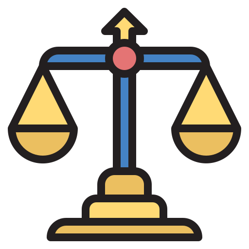 Шкала справедливости Generic Outline Color иконка