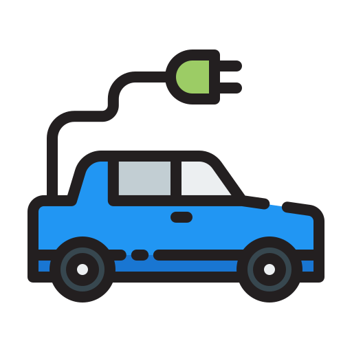 elektrisches fahrzeug Generic Outline Color icon