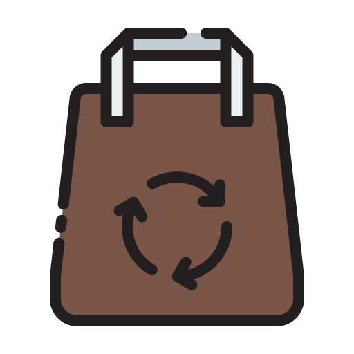 Recycle Bag Generic Outline Color icon