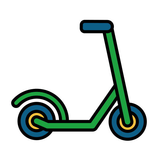 scooter Generic Outline Color Icône
