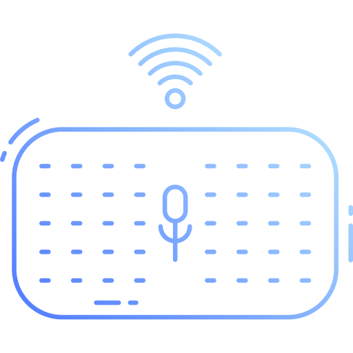 Voice assistant Generic Gradient icon