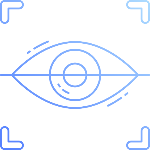scanner oculare Generic Gradient icona