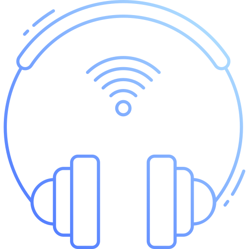 audífonos inalámbricos Generic Gradient icono