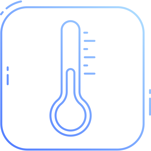 czujnik temperatury Generic Gradient ikona