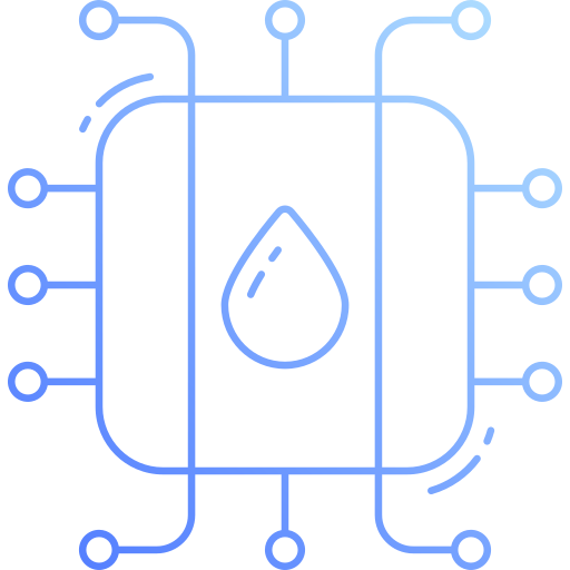 suministro de agua Generic Gradient icono
