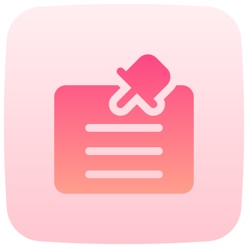 Sticky notes Generic Flat Gradient icon