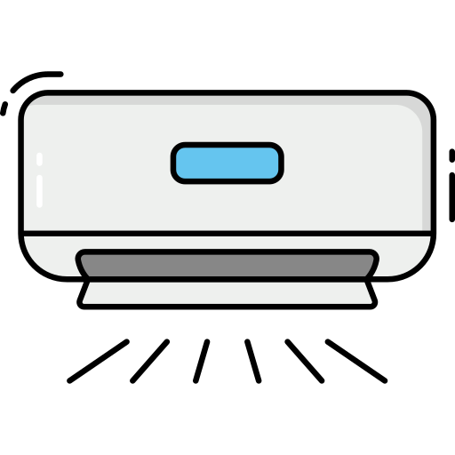 aire acondicionado Generic Outline Color icono
