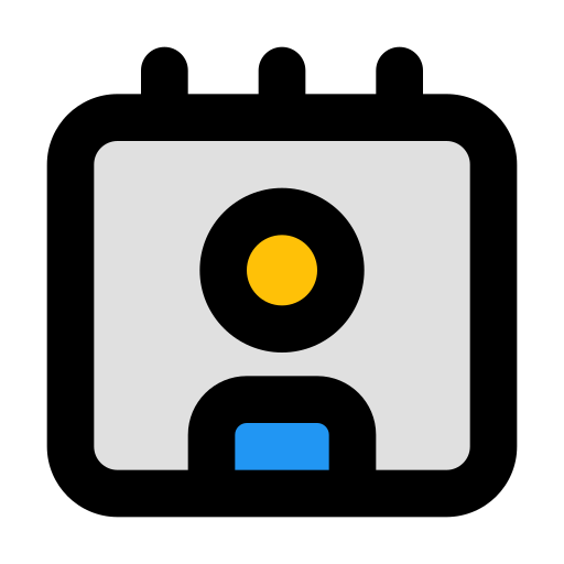 カレンダー Generic Outline Color icon