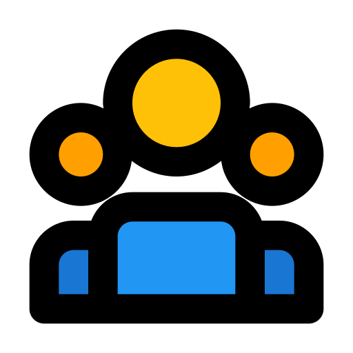 Groups Generic Outline Color icon