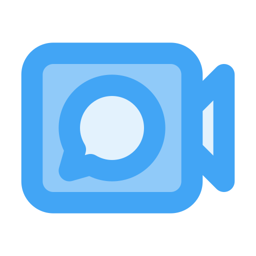 ビデオ通話 Generic Blue icon