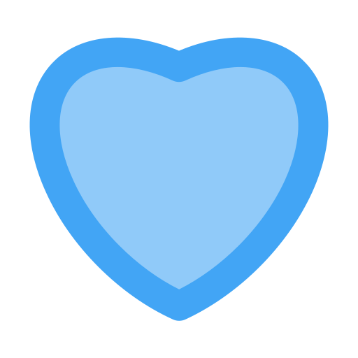 l'amour Generic Blue Icône