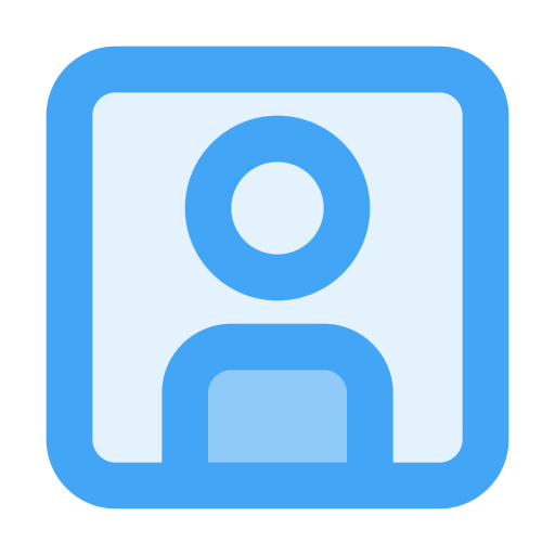 User profile Generic Blue icon