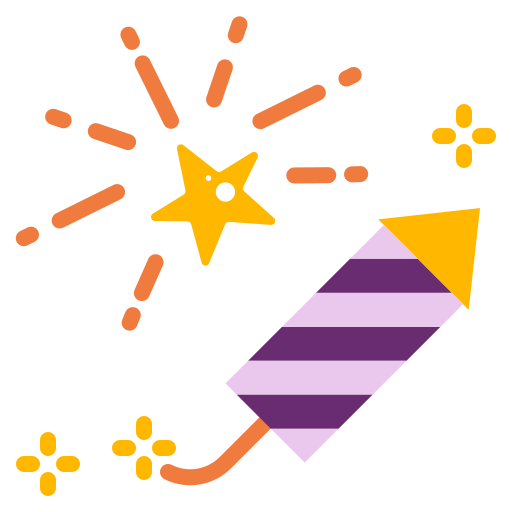 feuerwerk dDara Flat icon