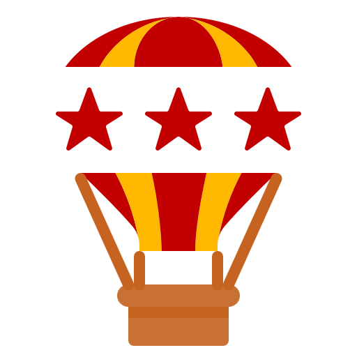 heißluftballon dDara Flat icon