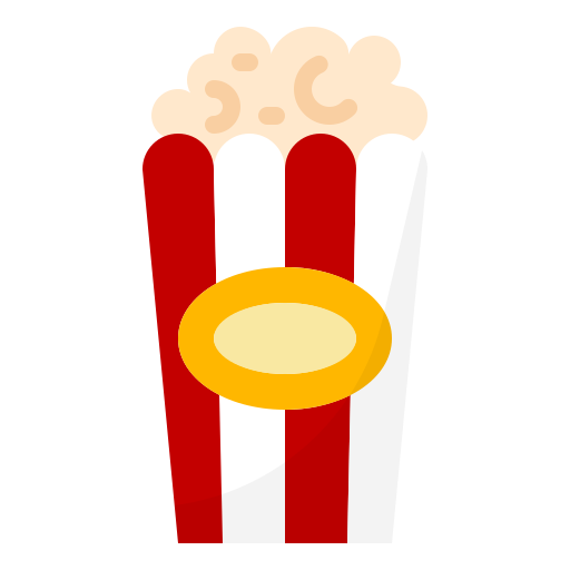 popcorn dDara Flat icon