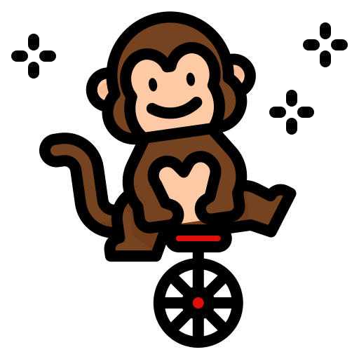 Monkey dDara Lineal Color icon