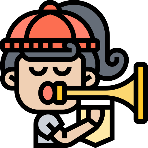 Trumpet Meticulous Lineal Color icon