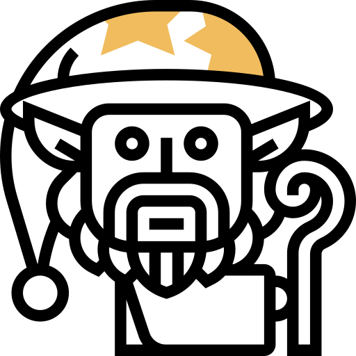 hechicero Meticulous Yellow shadow icono