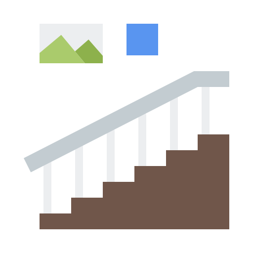 Stairs Generic Flat icon