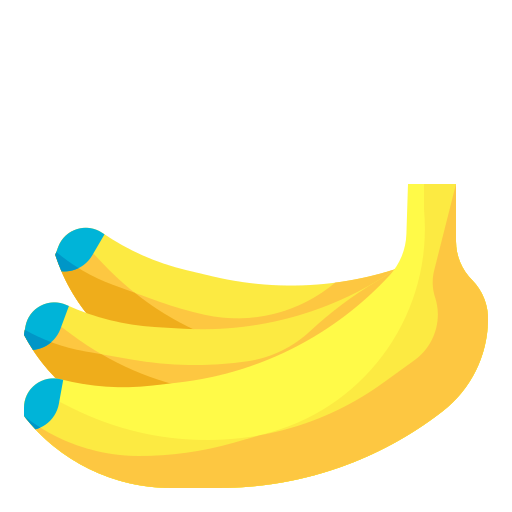 bananen Wanicon Flat icoon