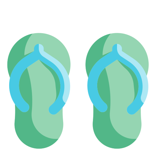 Flip flops Wanicon Flat icon